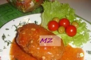 Зразы фаршированные грибами