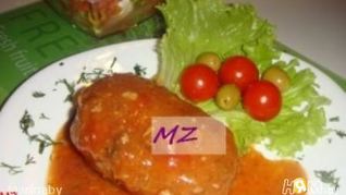 Зразы фаршированные грибами