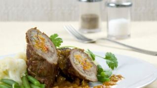 Зразы из говядины с курагой