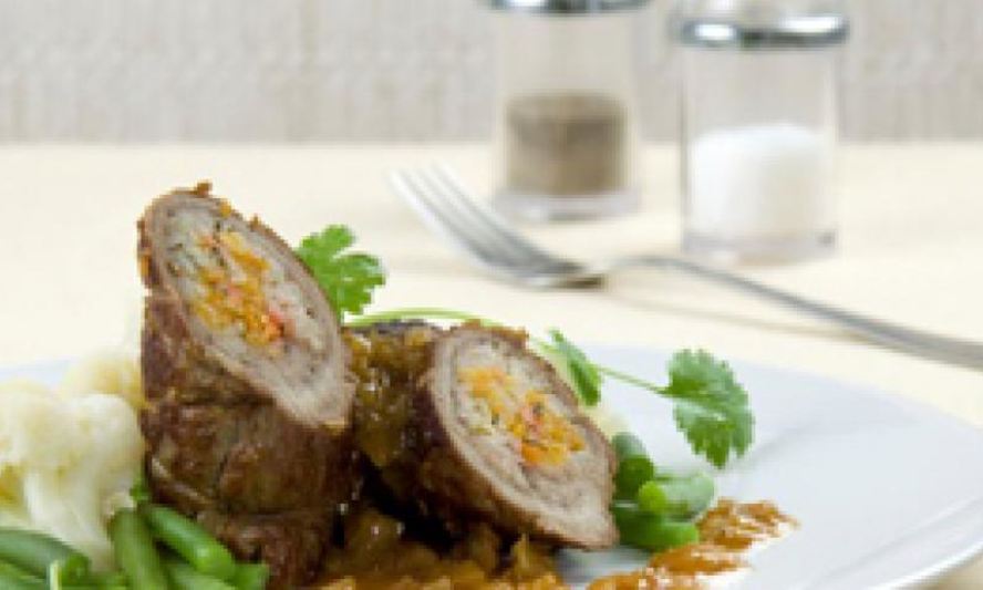 Рецепт зраз из говядины с курагой