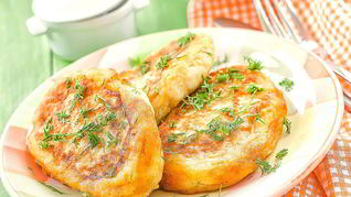 Зразы картофельные с фаршем