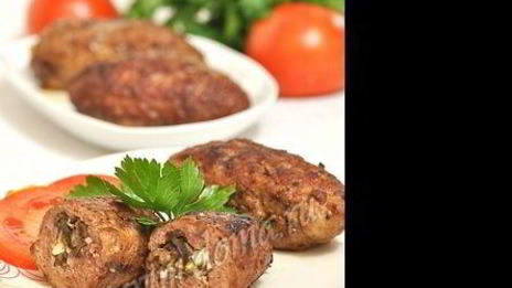 зразы с грибами, луком и яйцом