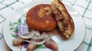 Зразы с куриным фаршем