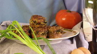 Зразы с луком и яйцом