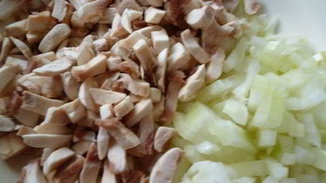 зразы с начинкой из грибного омлета