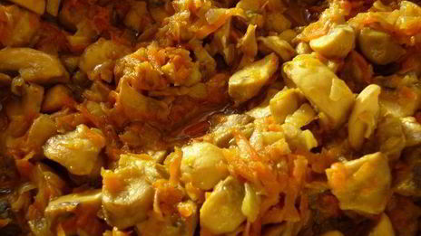 зразы с начинкой из грибного омлета