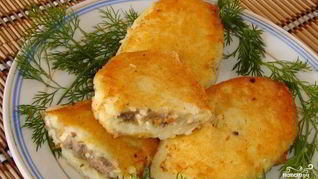 Зразы с печенью