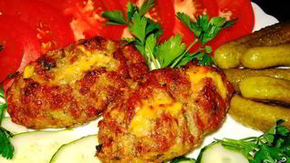 Зразы с сыром в духовке