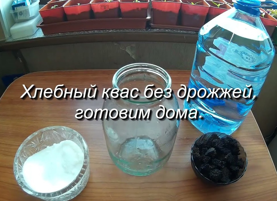Домашний хлебный квас без дрожей, готовим сами, ничего сложного