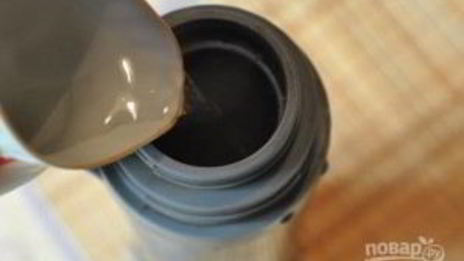 быстрая каша в термосе