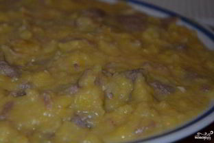 Гороховая каша с фаршем