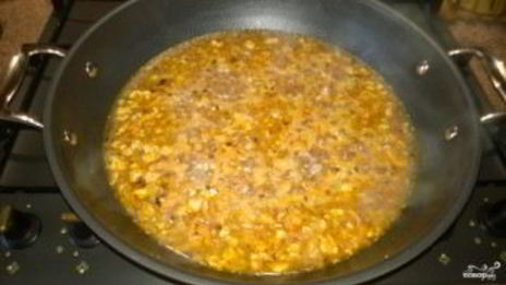 гречка по-купечески с куриным фаршем