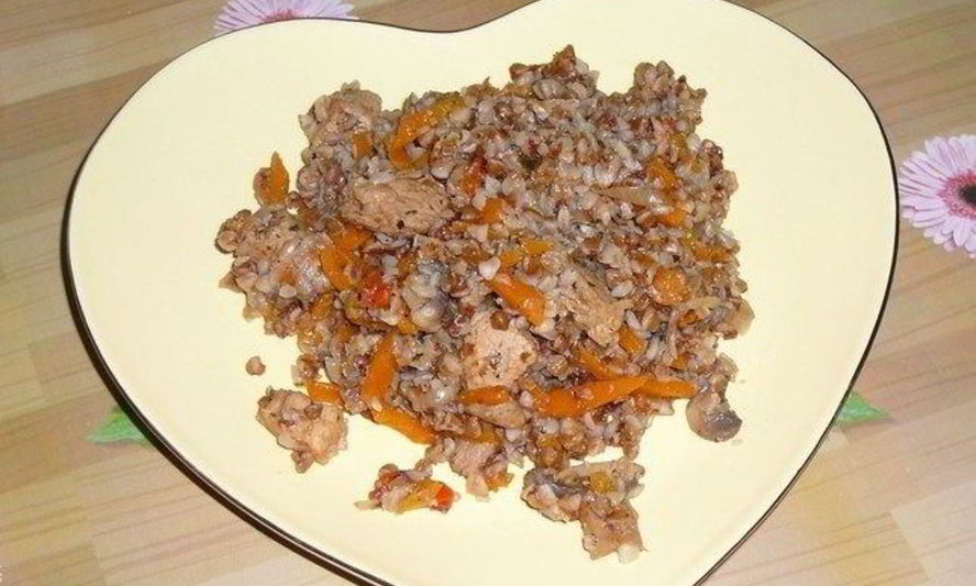 Рецепт гречки по-купечески со свининой в духовке