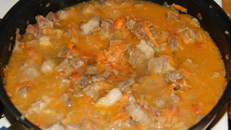 гречка по-купечески со свининой