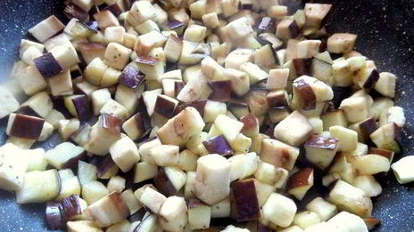 гречка с баклажаном и морковкой