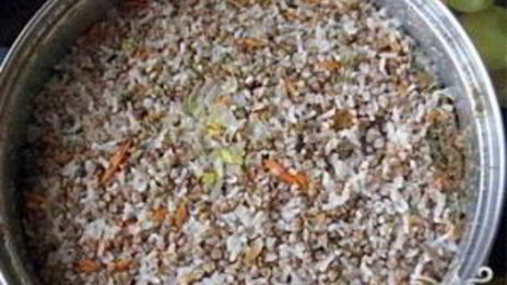 гречка с брокколи