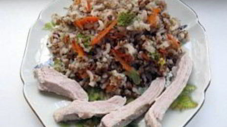 гречка с брокколи