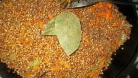 гречка с фаршем в духовке