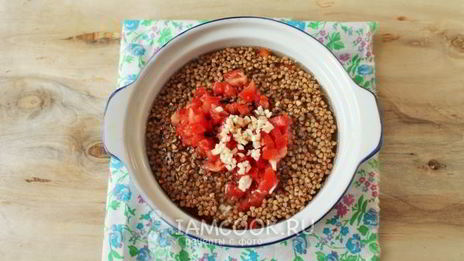 гречка с говядиной в духовке