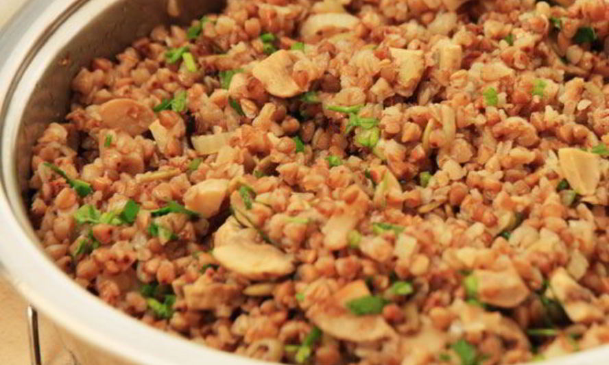 Рецепт гречки с грибами и семечками