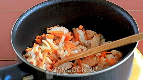 гречка с куриным филе