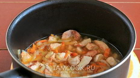 гречка с куриным филе