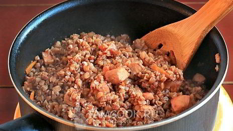 гречка с куриным филе