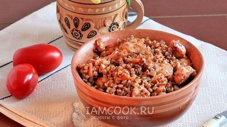 гречка с куриным филе