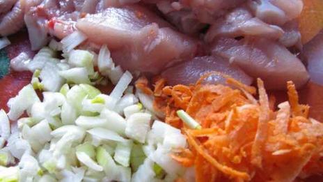 гречка с курицей