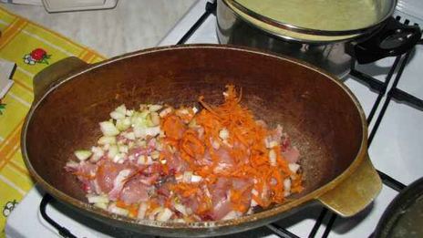 гречка с курицей