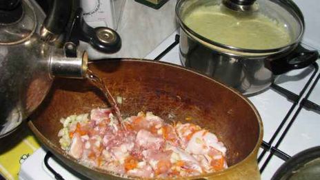 гречка с курицей