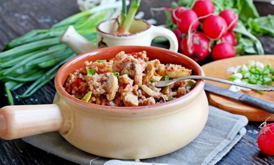 Рецепт гречки с овощами