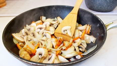 гречка с овощами