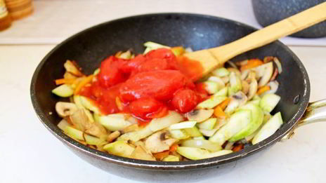 гречка с овощами