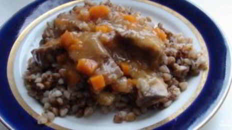 гречка с подливкой