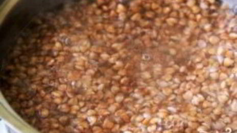 гречка со свининой с подливкой