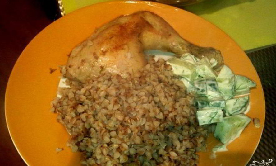 Рецепт гречки, тушенной с курицей