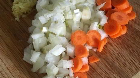 гречка в сливочно-имбирном соусе с мясом на гриле