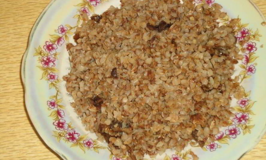 Рецепт гречневой каши рассыпчатой с грибами