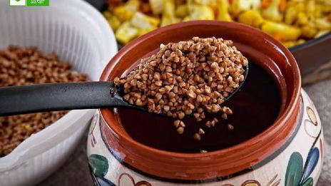 гречневая каша с овощами и сыром