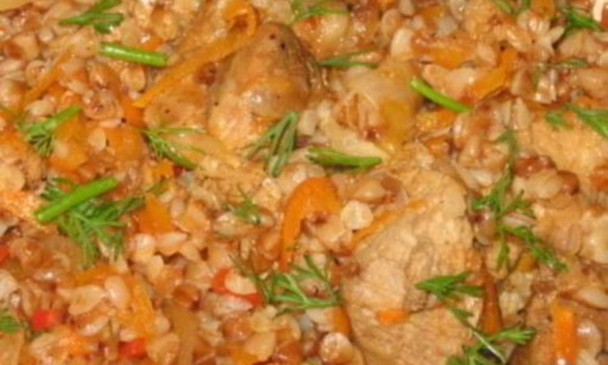 Рецепт гречневой каши со свининой по-купечески