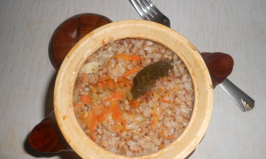 Рецепт гречневой каши в горшочке в духовке с мясом