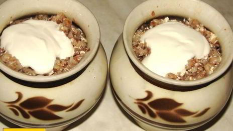 гречневый крупеник — каша из гречки в горшочке