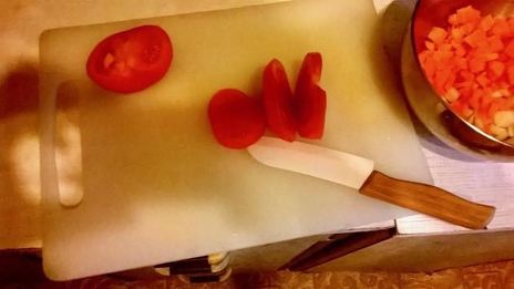 каша гречневая с овощами и тушенкой