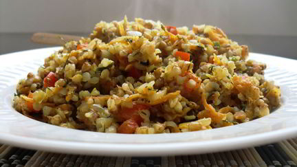 Каши с курицей