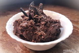 Густая шоколадная каша