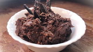 Густая шоколадная каша