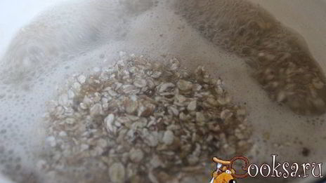 каша из многозерновых хлопьев с говядиной и сыром