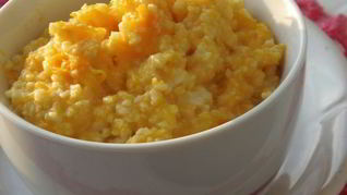 Каша из тыквы с пшеном на молоке