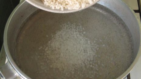 каша рисовая молочная с тыквой